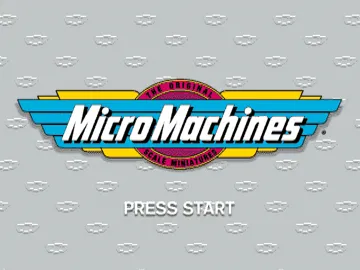 Micro Machines (JP) screen shot title